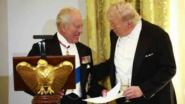 King Charles Jokes About Trump