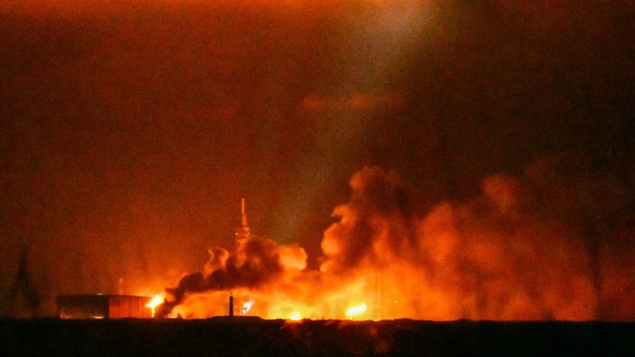New Glenn Rocket Explodes