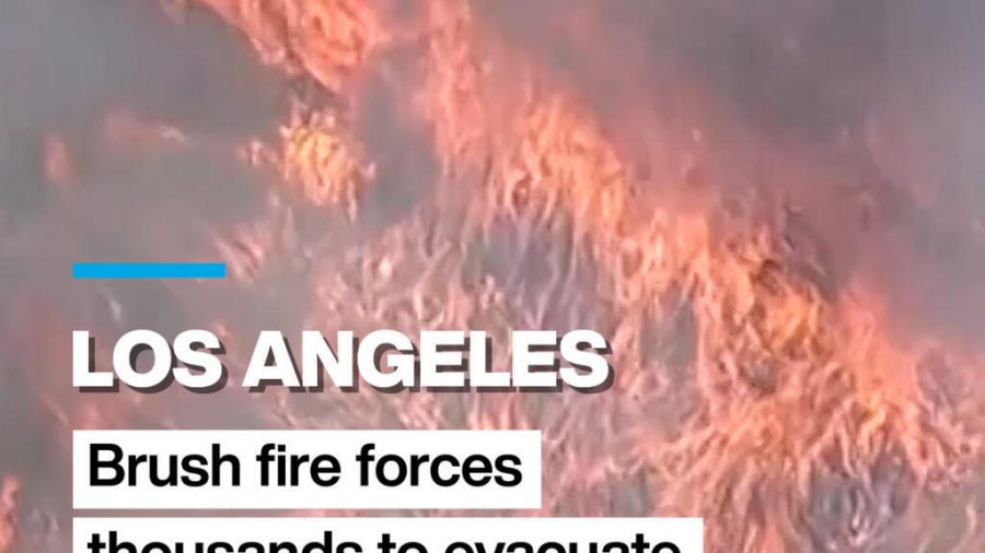 Wind-Driven Sandy Fire Prompts Mass Evacuations Near Los Angeles
