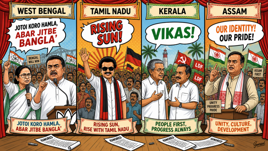 Slogans that Shaped Elections: The Power of Words in Indian Politics