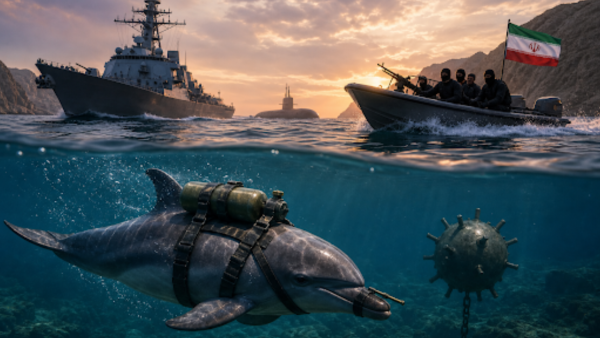 Iran’s Strategic Shift: Trained Dolphins as Mine-Carriers Against US Navy