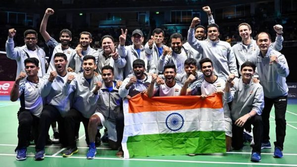 India Dominates Chinese Taipei 3-0 to Secure Semifinal Spot in Thomas Cup