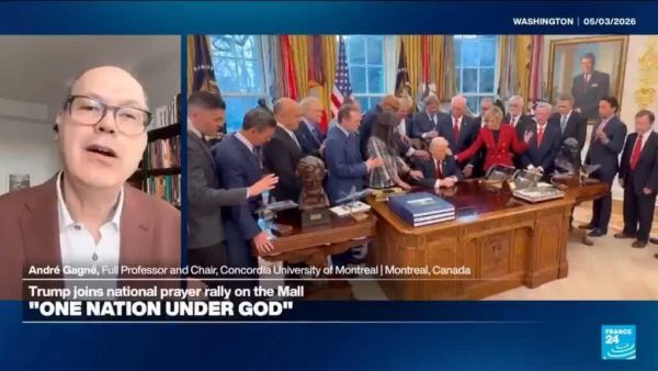 Trump Joins Prayer Rally