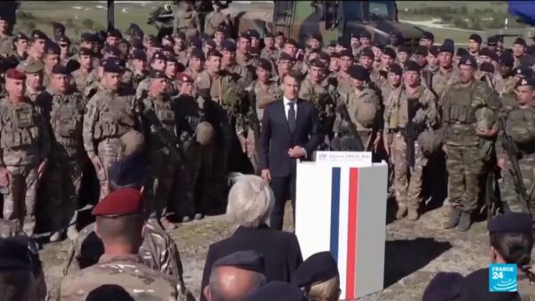 President Macron Observes Final Phase of Orion 26 Military Exercises
