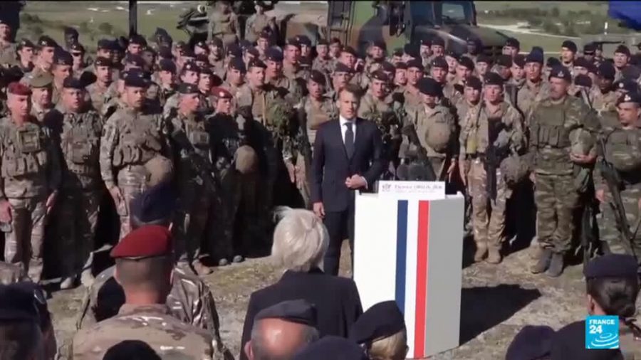President Macron Observes Final Phase of Orion 26 Military Exercises
