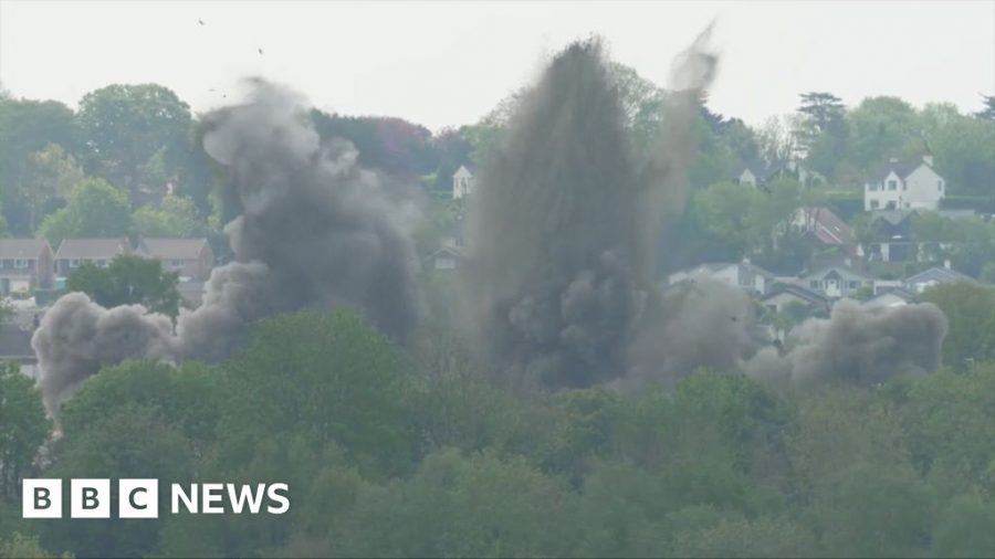 Plymouth Residents Witness Dramatic Detonation of WWII Bomb