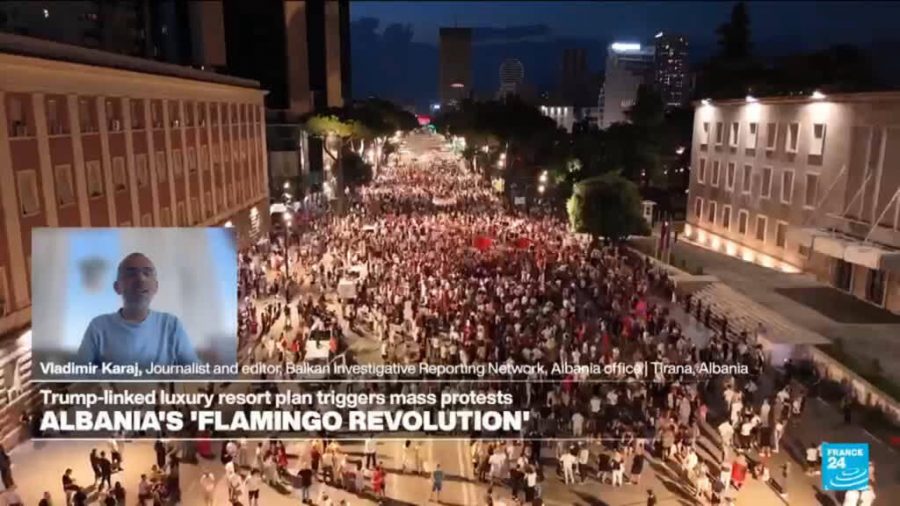 Albania’s Flamingo Revolution: Protests Erupt Over Trump-Linked Resort Project