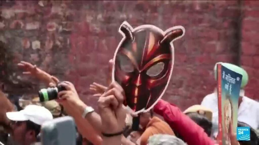 Cockroach Janata Party Takes to the Streets in New Delhi Protest