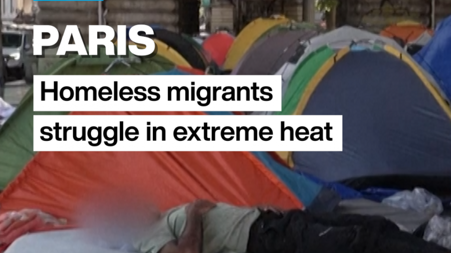 Paris Heatwave: Homeless Migrants Face Dire Struggles Amid Record Temperatures