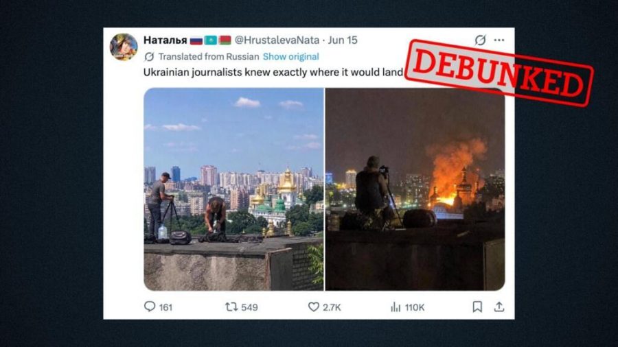 Debunking the Misinformation: Ukraine Blamed for Kyiv Cathedral Fire