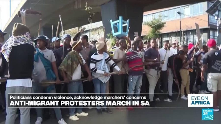 Calm Amidst Tension: Thousands March in South Africa Against Undocumented Foreigners