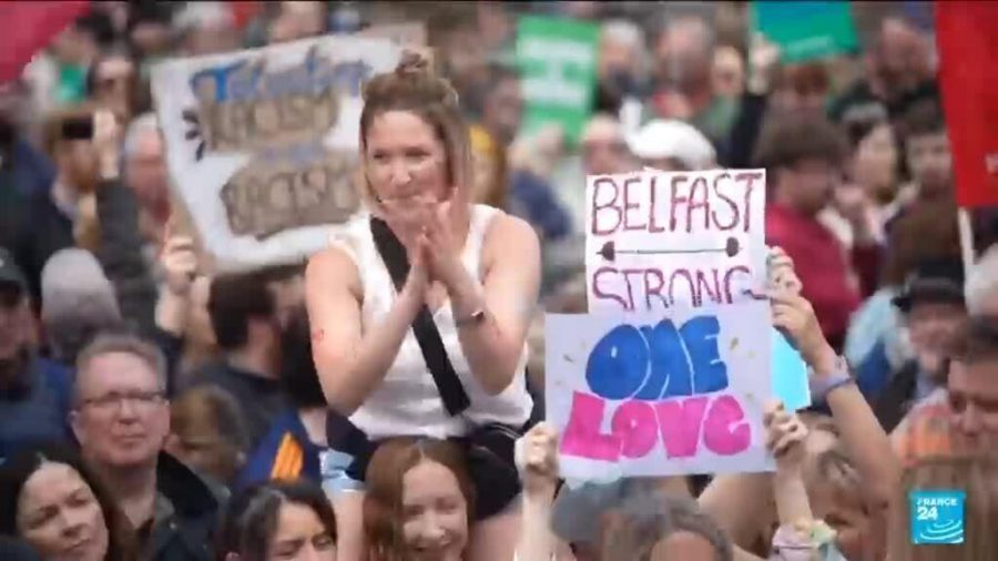 Thousands Unite in Belfast Against Anti-Immigrant Violence