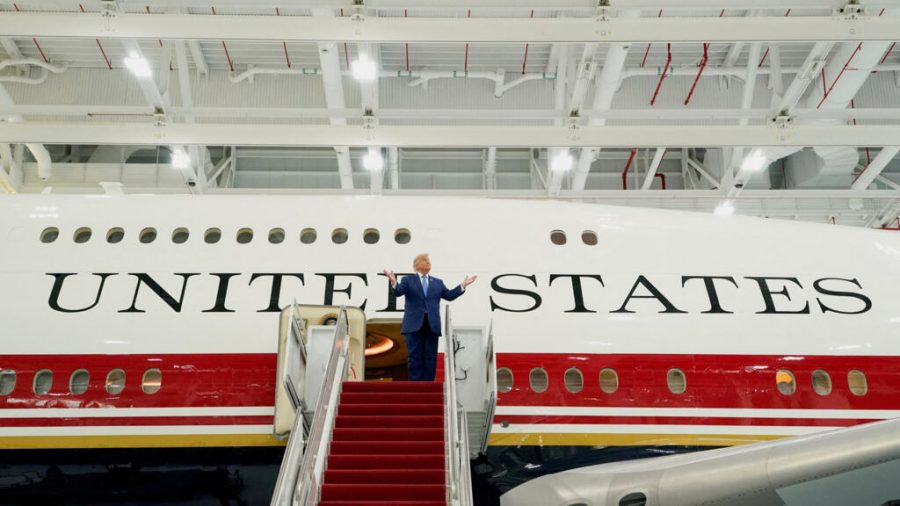 Trump Reveals Luxury Air Force One Converted from Qatari Boeing 747