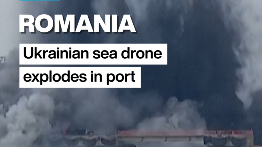 Ukrainian Drone Malfunction in Romanian Port Sparks Security Concerns