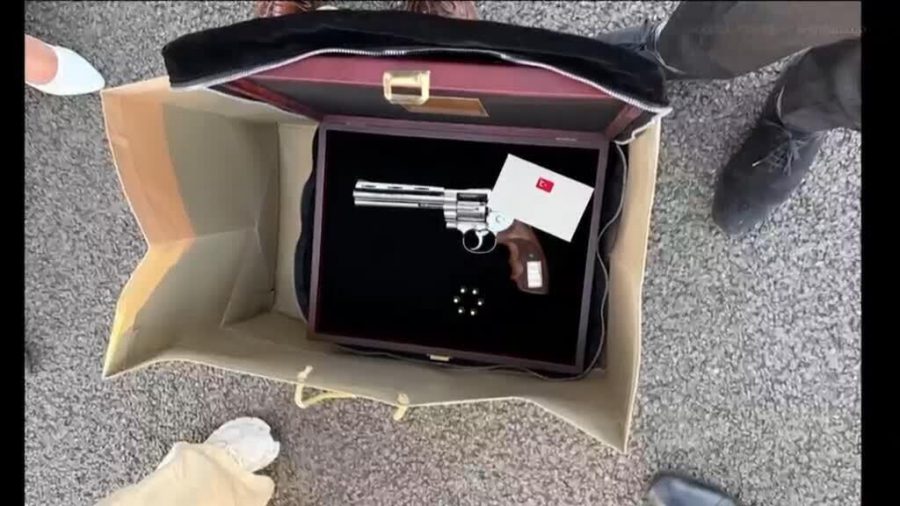 Erdogan’s Surprising Gift to NATO: Engraved Revolvers Stir Controversy