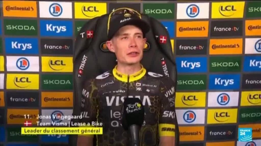 Jonas Vingegaard Claims Yellow Jersey in Thrilling Tour de France Opener